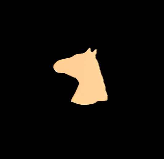 F6286 Horse Head Metal Blank