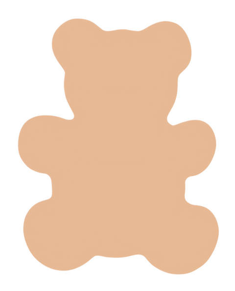 F6295 Teddy Bear Metal Blank