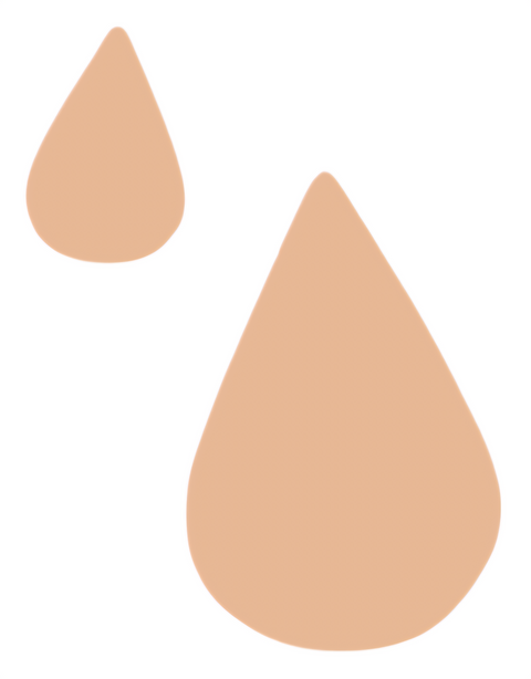 F6351 Teardrop Metal Blank
