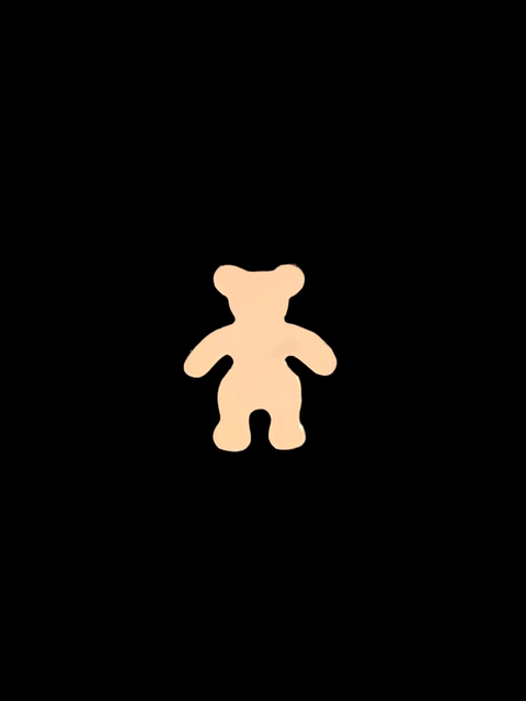 F6356 Teddy Bear Metal Blank