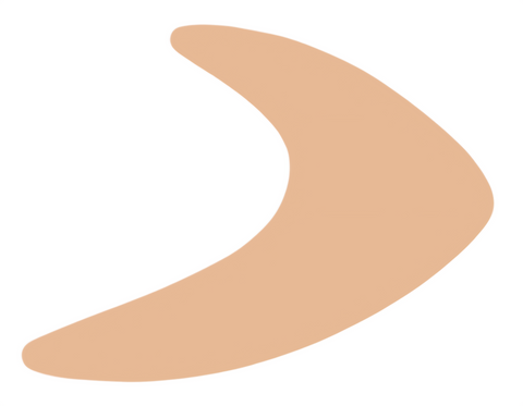 F6365 Boomerang Metal Blank