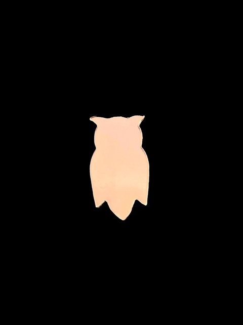 F6369 Owl Metal Blank