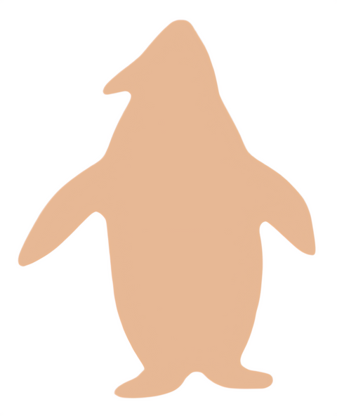 F6372 Penguin Metal Blank