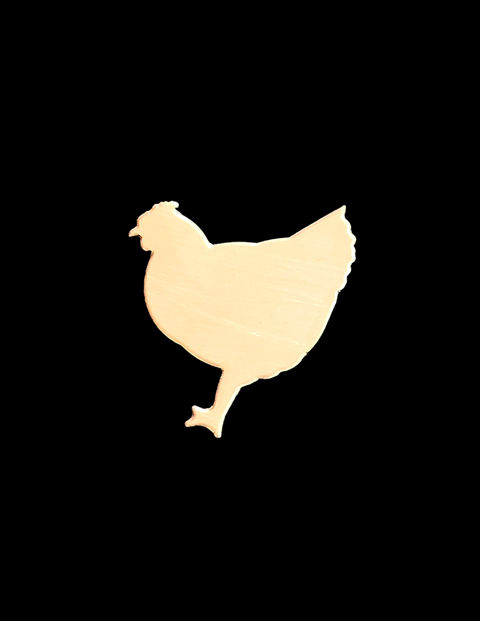 F6438 Chicken Metal Blank