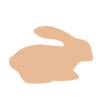 F6602 Rabbit Metal Blank