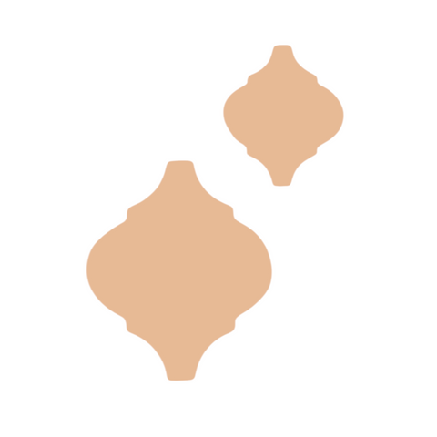 F6617 Arabesque Metal Blank