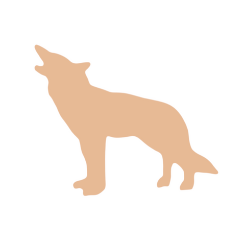 F6638 Wolf Metal Blank