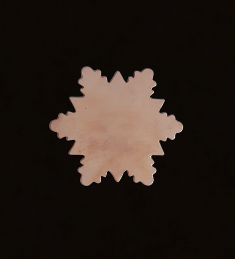 F0811 Jumbo Snowflake Metal Blank