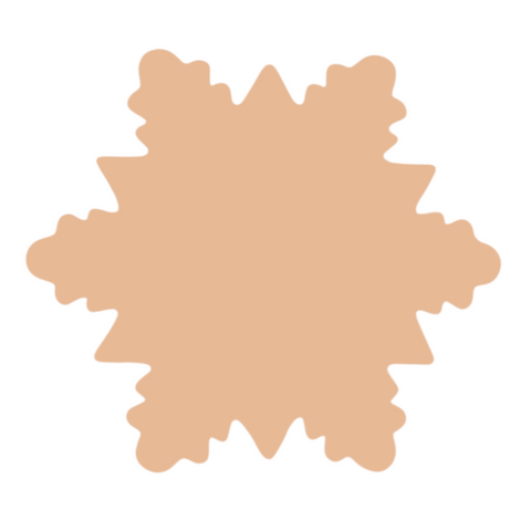 F0811 Jumbo Snowflake Metal Blank