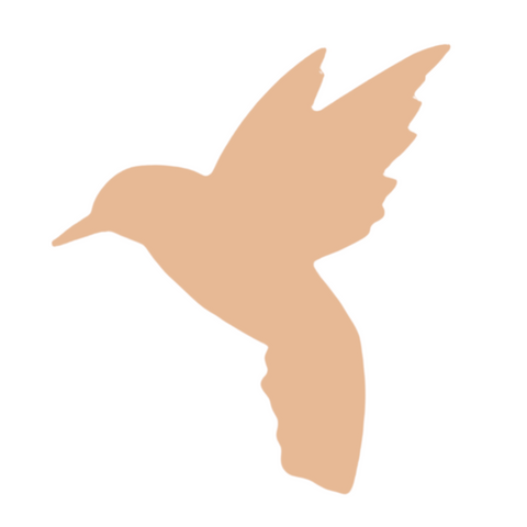 F0829 Jumbo Hummingbird Metal Blank