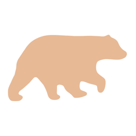 F0832 Jumbo Bear Metal Blank