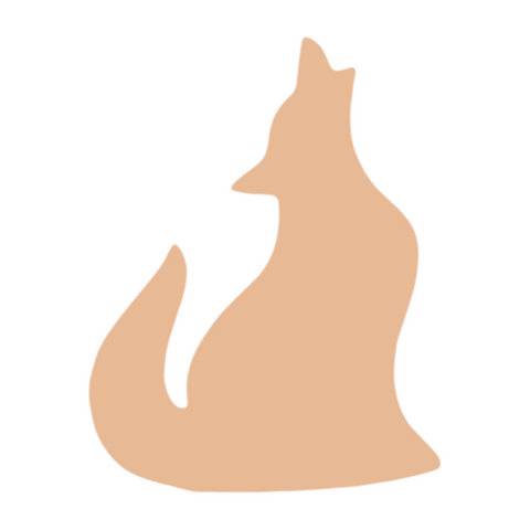 F0833 Jumbo Coyote Metal Blank
