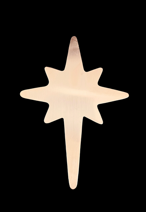 F0840 Jumbo Christmas Tree Star Metal Blank