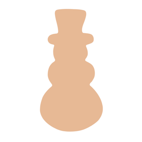 F0842 Jumbo Snowman Metal Blank