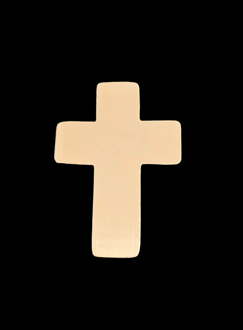 F0844 Jumbo Cross Metal Blank