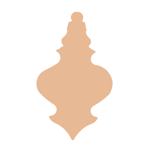 F0853 Jumbo Ornament Metal Blank