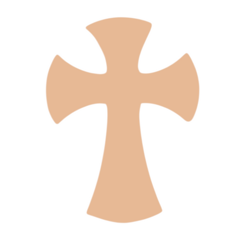 F0091 Cross Metal Blank