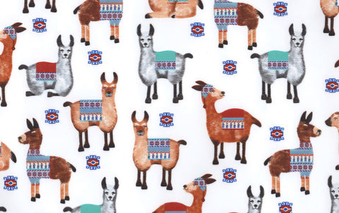 Allover Chintz Llamas Ceramic Decal Sheet