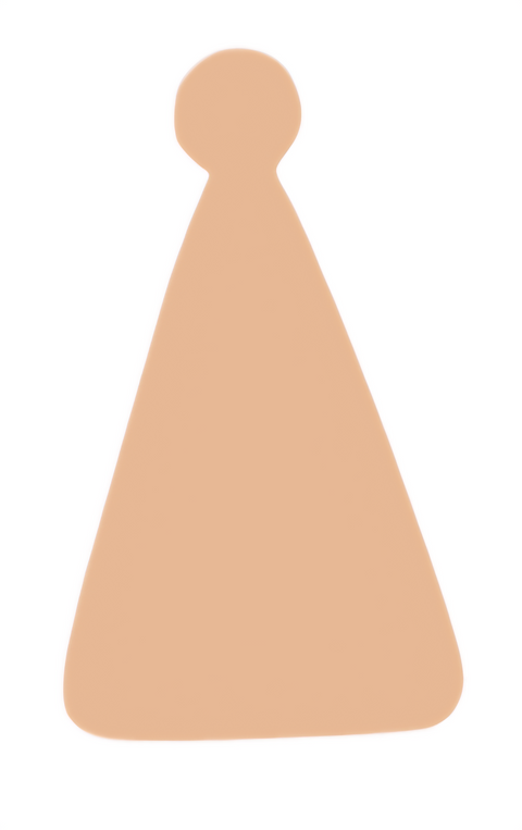FGD0057 Triangle with Tab Metal Blank