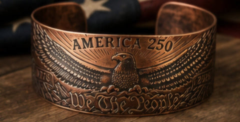 RMP1092 America 250 We the People Cuff Rolling Mill Plate