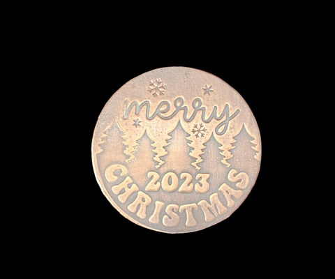 TMS-0007 Merry 2023 Textured Metal Shapes