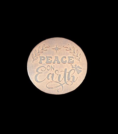 TMS-0017 Peace on Earth Textured Metal Shapes