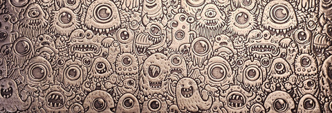 TTS1021 Monster Mash Textured Metal Sheet