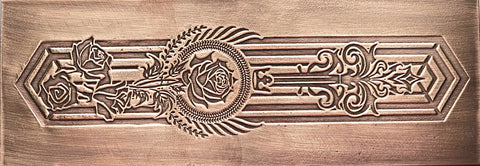 TTS1067 Thorns and Grace Cuff or Bookmark Textured Metal Sheet