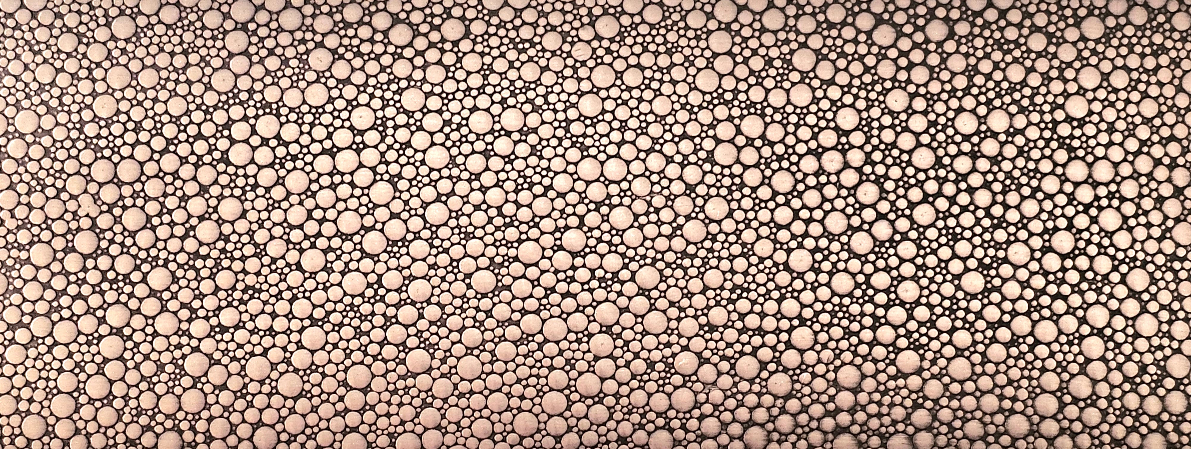 Micro Wire Texture TTS0280 Micro Bubbles Textured Metal Sheet – Twisted Turtle Studio