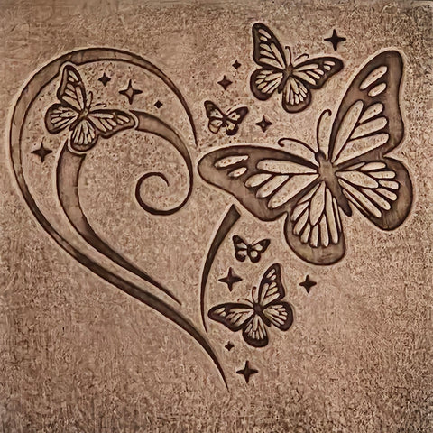 RMP6004-2 Butterfly Sparkles Rolling Mill Plate