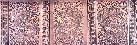 TTS0617 Chinese Dragon Textured Metal Sheet