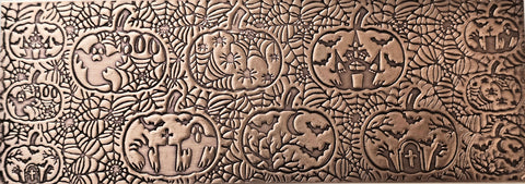 TTS0637 Pumpkins Textured Metal Sheet