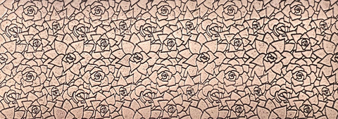 TTS0704 Succulents Textured Metal Sheet