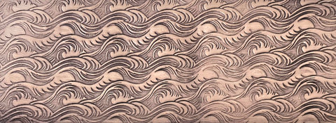 TTS0806 Ocean Waves Textured Metal Sheet