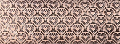 TTS0822 Scalloped Love Textured Metal Sheet