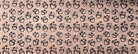 TTS0827 Endless Hearts Textured Metal Sheet