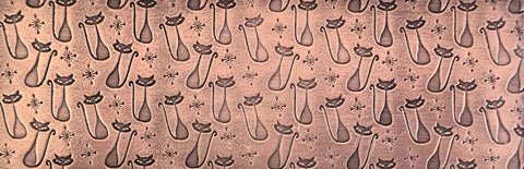 TTS0875 Mid Mod Meow Textured Metal Sheet