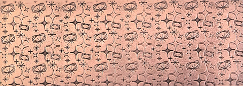 TTS0879 Sputnik Spark Textured Metal Sheet