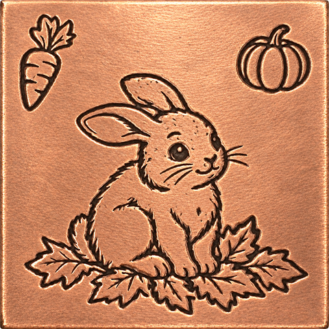 RMP6116-2 Bunny's Fall Frolic Rolling Mill Plate