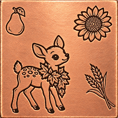 RMP6118-2 Fawn's Golden Harvest Rolling Mill Plate