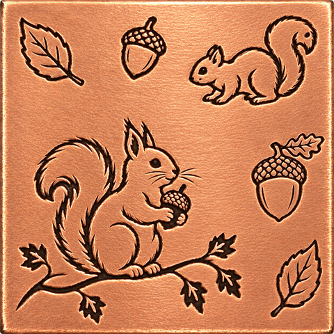 RMP6123-2 Squirrel's Harvest Stash Rolling Mill Plate