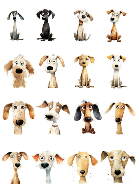 20270 Doggie 2 – Waterslide Decal for Enamel, Glass & Ceramic