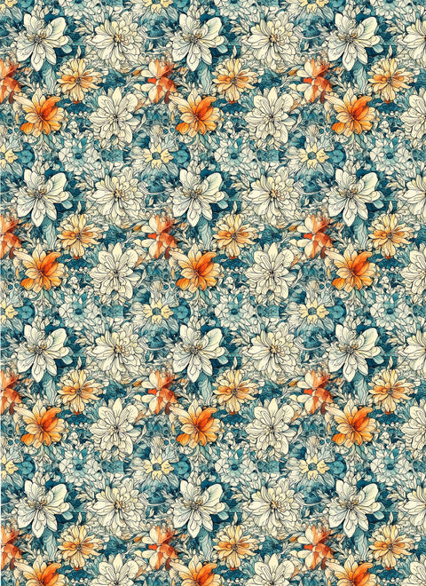 20285 Flower Frenzy – Waterslide Decal for Enamel, Glass & Ceramic