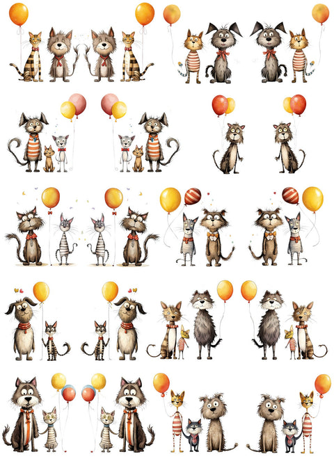 20291 Pet Pals – Waterslide Decal for Enamel, Glass & Ceramic