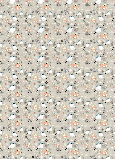 20321 Boho Birds & Flowers – Waterslide Decal for Enamel, Glass & Ceramic