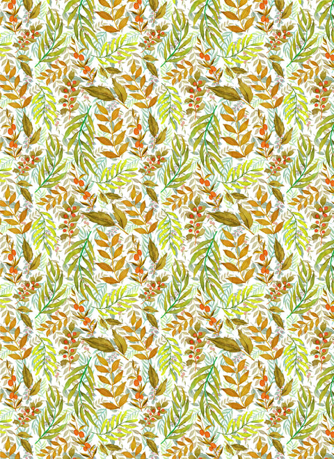 20322 Botanical Leaves – Waterslide Decal for Enamel, Glass & Ceramic