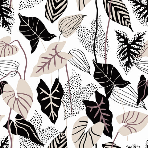 20351 Tropical Leaves – Waterslide Decal for Enamel, Glass & Ceramic