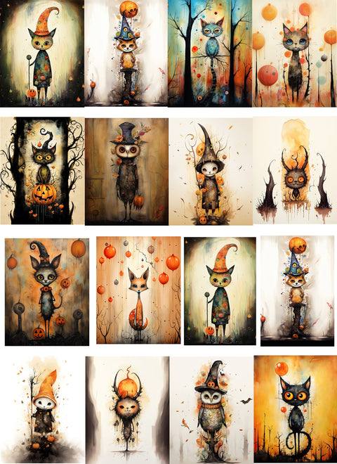 20407 Halloween Tiles – Waterslide Decal for Enamel, Glass & Ceramic