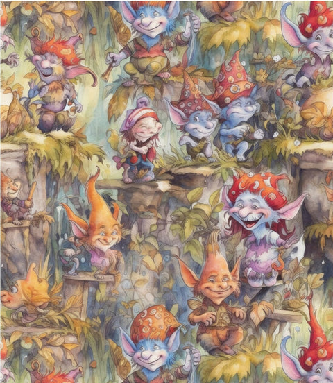 20376 Goblin Trolls 1 – Waterslide Decal for Enamel, Glass & Ceramic