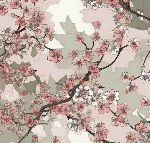 20317 Vintage Cherry Blossoms – Waterslide Decal for Enamel, Glass & Ceramic